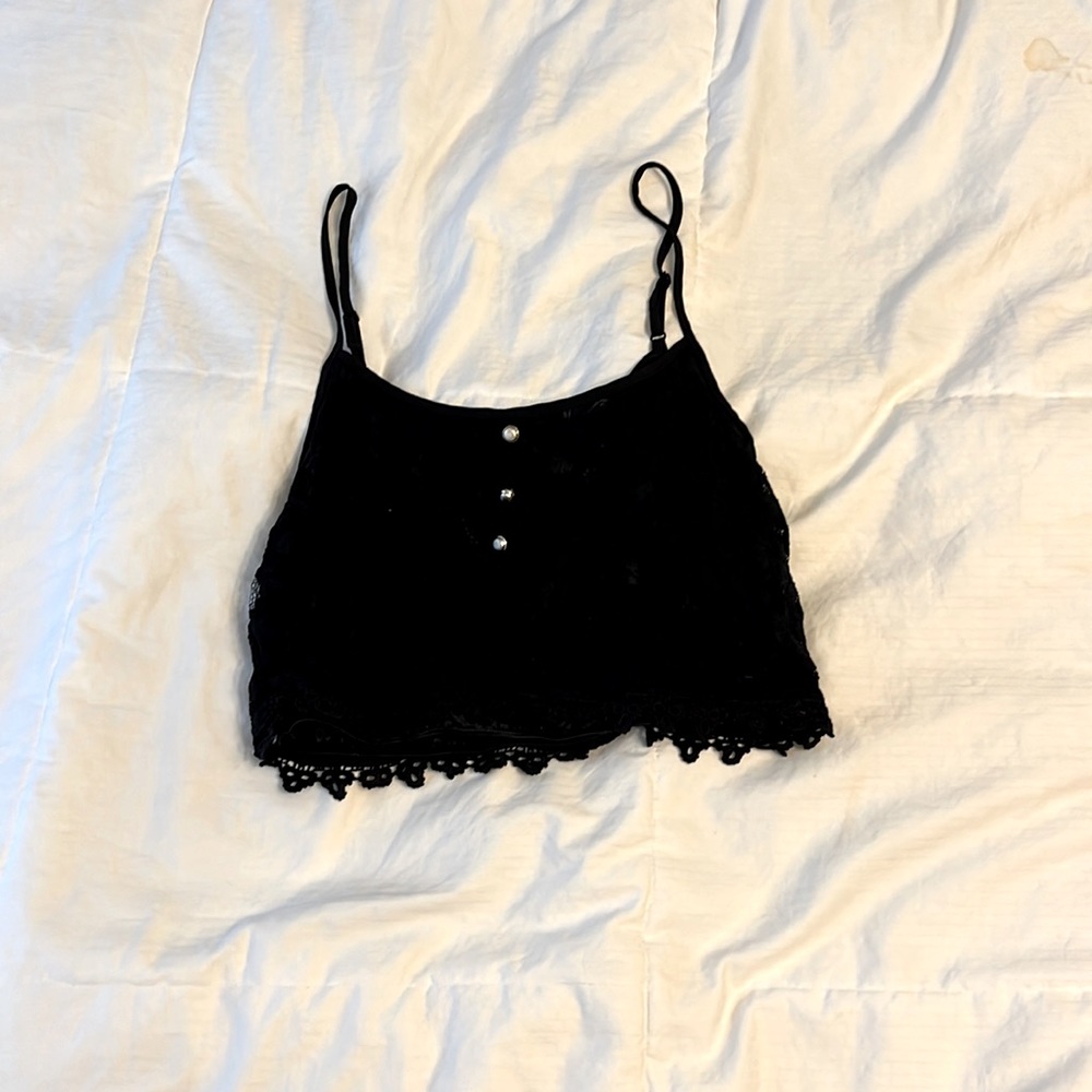 Love tree, medium, lace crop top